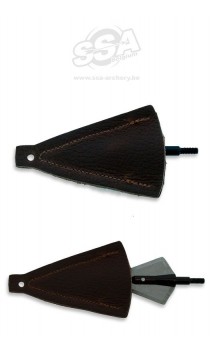 Protège lames chasse en cuir Buck Trail - ULYSSE ARCHERIE