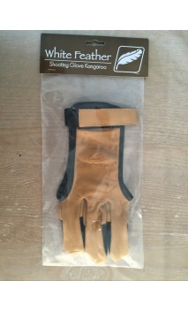 Kangaroo shooting glove WHITE FEATHERS - ULYSSE ARCHERIE