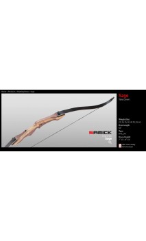 Arc Recurve Initiation SAGE 62" SAMICK Sport - ULYSSE ARCHERIE