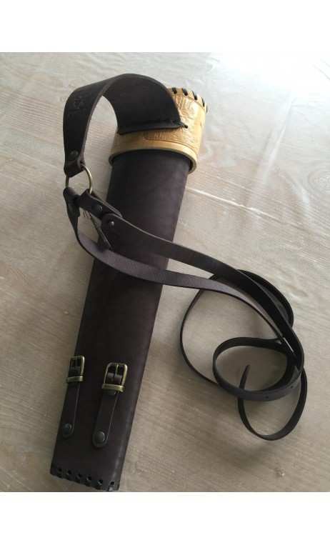 Carquois Chasse Et Pratique Carquois Toparchery - Sac à Flèches Traditionnel Grand Format Pour Chasse Et Entraînement Carquois Cuir Véritable Carquois Chasse Et Pratique Carquois Toparchery - Sac à Flèches Traditionnel Grand Format Pour Chasse Et Entraînement Carquois Cuir Véritable