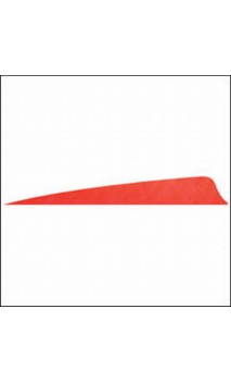 Natürlicher Federschild 4" einfach GATEWAY FEATHERS - ULYSSE ARCHERIE