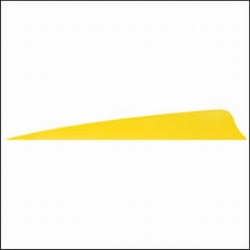 Natürlicher Federschild 4" einfach GATEWAY FEATHERS - ULYSSE ARCHERIE