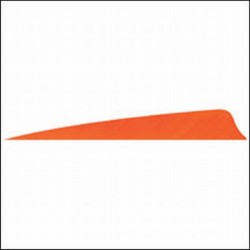 Natürlicher Federschild 4" einfach GATEWAY FEATHERS - ULYSSE ARCHERIE