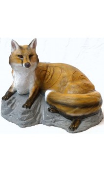 Cible 3D Renard Couché sur rocher SRT TARGET - ULYSSE ARCHERIE