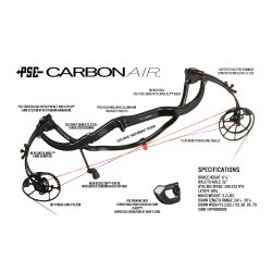 Compound Bow Hunting Air Carbon 34 ECS PSE ARCHERY - ULYSSE ARCHERIE