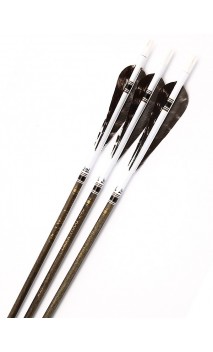 Traditioneller Carbon pfeil Schwarzes Holz Win & Win Black - ULYSSE ARCHERIE