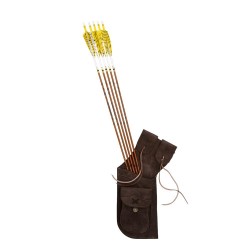 Hip tradicional de la aljaba aljaba BEARPAW marrón oscuro - ULYSSE ARCHERIE