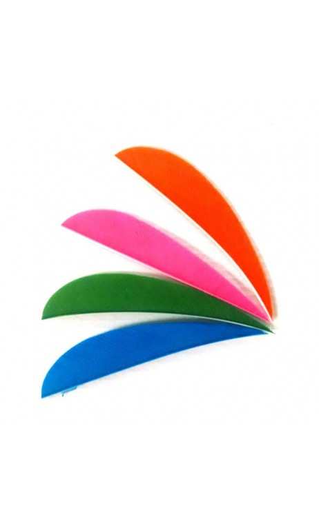 Plume 3" Parabolique Naturelle Unie Trueflight Feathers - ULYSSE ARCHERIE
