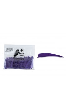 Naturfedern 3" SHIELD Violett RW BUCK TRAIL ARCHERY - ULYSSE ARCHERIE