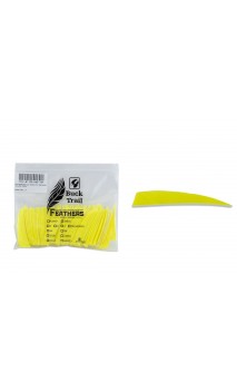 Piume naturali SHIELD 3" RW Giallo fluorescente BUCK TRAIL ARCHERY - ULYSSE ARCHERIE