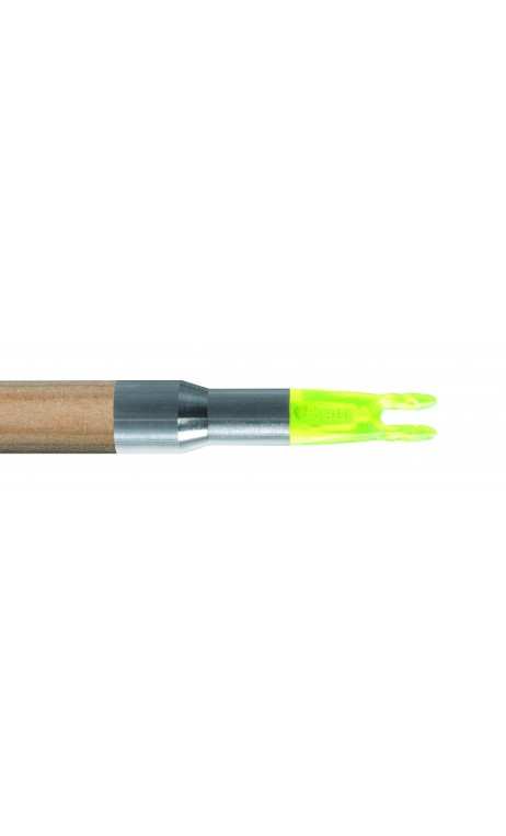 Adaptateur parallèle encoche "S" flèche traditionnelle 23/64 TOPHAT ARCHERY - ULYSSE ARCHERIE