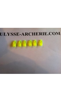 Encoche Classique à Coller Marco Nocks 5/16 Fluo Green (vert) - ULYSSE ARCHERIE