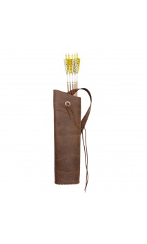 Carquois dorsal traditionnel CRAZY HORSE BEARPAW - ULYSSE ARCHERIE