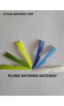 Piume naturali BATWING 3 1/2" GATEWAY FEATHERS - ULYSSE ARCHERIE