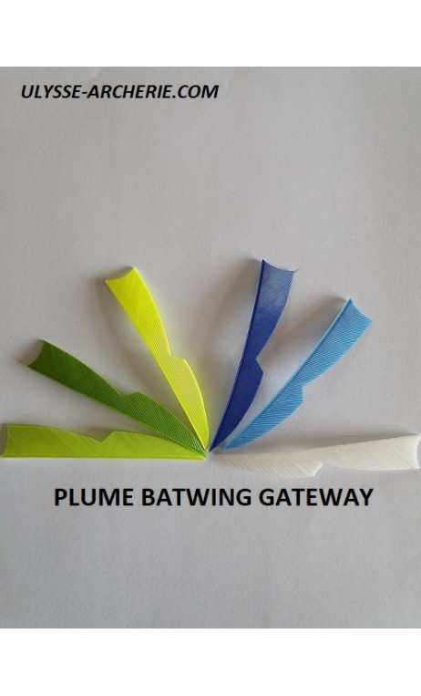 Piume naturali BATWING 3 1/2" GATEWAY FEATHERS - ULYSSE ARCHERIE