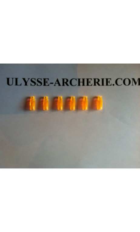 Encoche à Coller Marco Nocks 5/16 Fluo Orange - ULYSSE ARCHERIE