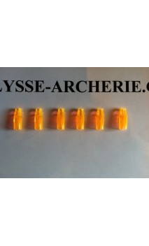 Encoche à Coller Marco Nocks 5/16 Fluo Orange - ULYSSE ARCHERIE