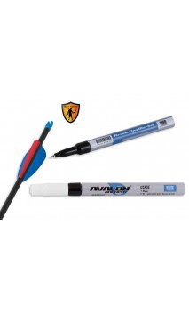 stylo marqueur blanc pour flèche AVALON ARCHERY - ULYSSE ARCHERIE