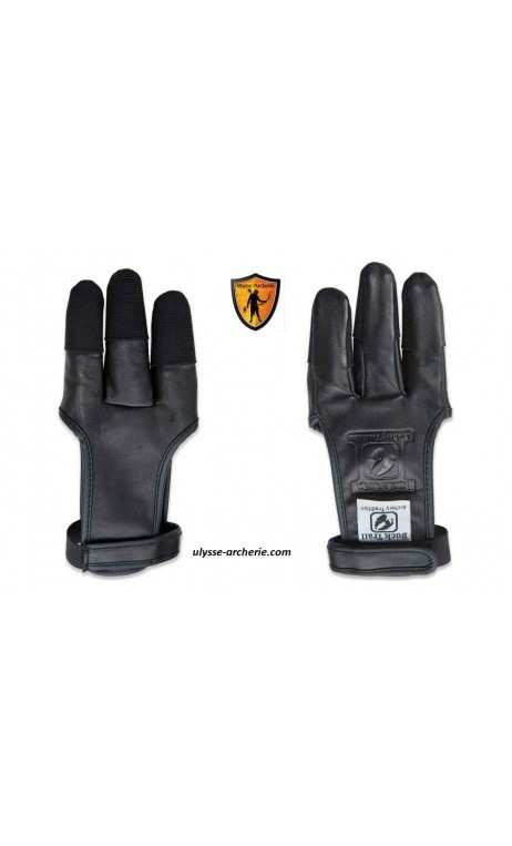 Der Handschuh Bogenschießen dunkles Leder mit Cordura Verstärkung BUCK TRAIL - ULYSSE ARCHERIE