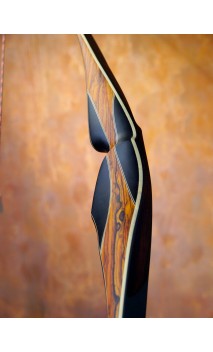 Longbow hybrid bow SAGA VINTAGE 65" FALCO ARCHERY - ULYSSE ARCHERIE