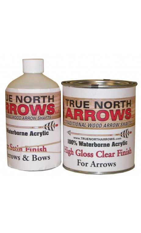 Vernis à base d'eau brillant 1 Litre TRUE NORTH ARROWS - ULYSSE ARCHERIE