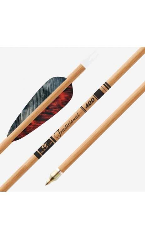 carbon tube TRADITIONAL Classic imitation wood GOLD TIP - ULYSSE ARCHERIE