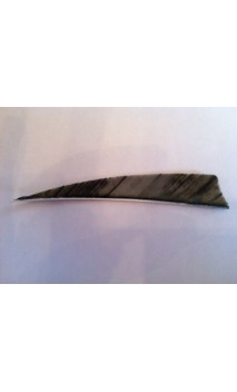 Plume Naturelle Shield 5" Camo Grise GATEWAY - ULYSSE ARCHERIE