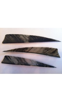Plumes Naturelles Shield 5" Camo Grise - ULYSSE ARCHERIE