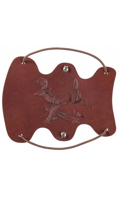 Whitetail Deer Leather Arm Guard - ULYSSE ARCHERIE