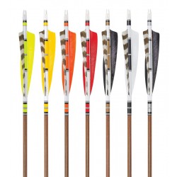 Cresting adesivo giallo fluo tradizionale Three Rivers Archery - ULYSSE ARCHERIE