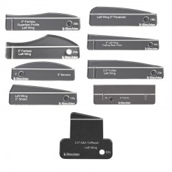 Plantilla de plumas parabólicas de 4" RW 3 Rivers Archery - ULYSSE ARCHERIE