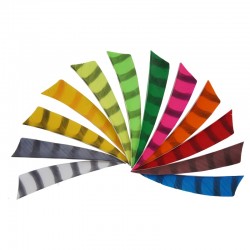 Tiger piuma naturale da 4" BEARPAW FEATHERS - ULYSSE ARCHERIE