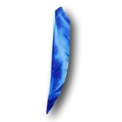 Naturfedern Schild 4" FIRE CAMO OZARK FEATHER - ULYSSE ARCHERIE