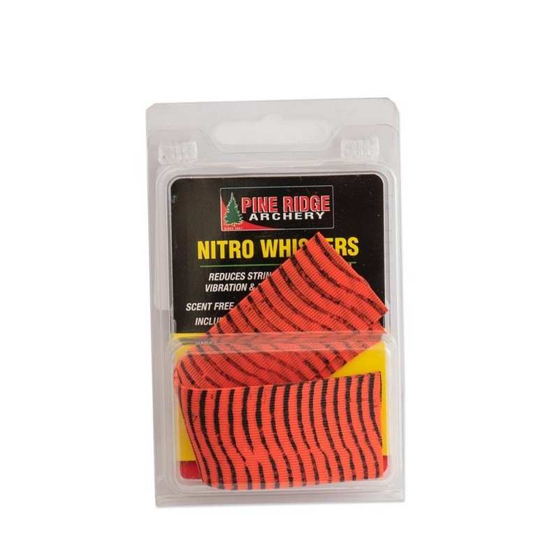 Silenciador NITRO RUBBER WHISKERS Naranja y negro PINE RIDGE ARCHERY - ULYSSE ARCHERIE