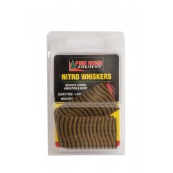 Silenziatore NITRO RUBBER WHISKERS Marrone e Nero (Camo) PINE RIDGE ARCHERY - ULYSSE ARCHERIE