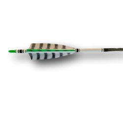 Flechas de carbono PARTIZAN EXTREME HB Shield 4" Tigrée HENRY BODNIK - ULYSSE ARCHERIE