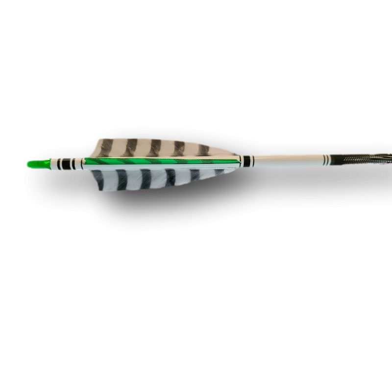 Fleches Carbone PARTIZAN EXTREME HB Shield 4" Tigrée HENRY BODNIK - ULYSSE ARCHERIE