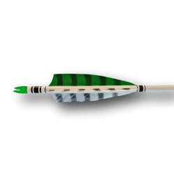 Carbon arrows PARTIZAN EXTREME HB Shield 4" Tigrée HENRY BODNIK - ULYSSE ARCHERIE