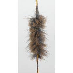 Muskrat fur string silencer 3RIVERS ARCHERY - ULYSSE ARCHERIE