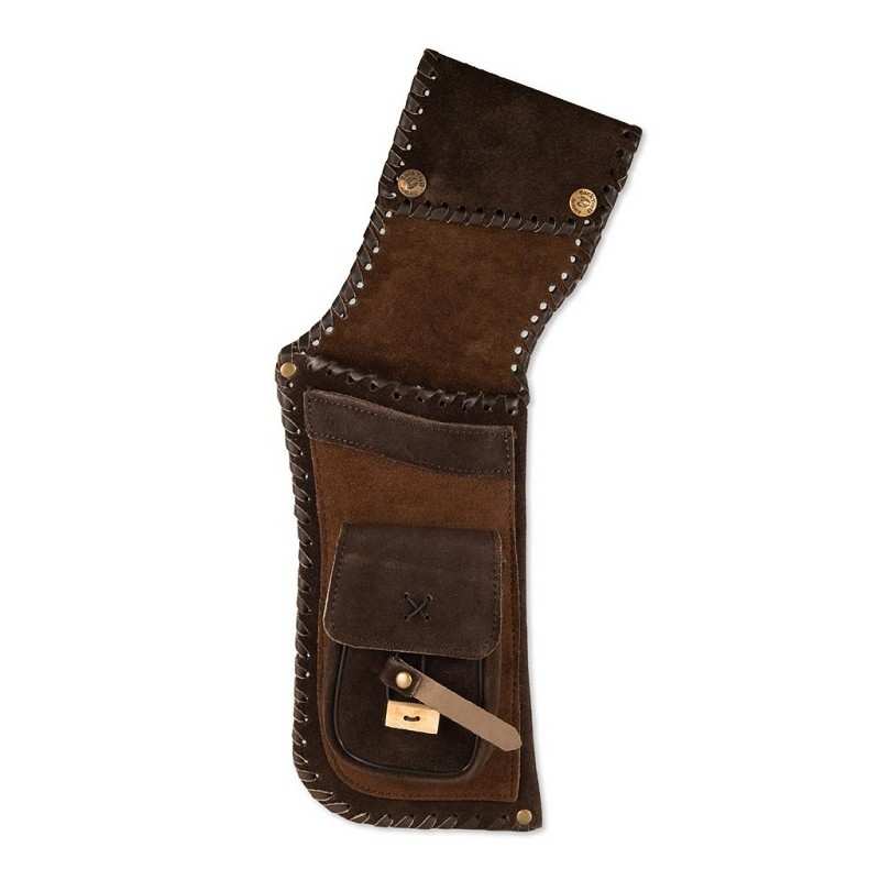 hip quiver YARANGO Suede Black-Brown BUCK TRAIL ARCHERY - ULYSSE ARCHERIE