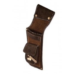 Hüftköcher YARANGO Suede Schwarz-Braun BUCK TRAIL ARCHERY - ULYSSE ARCHERIE