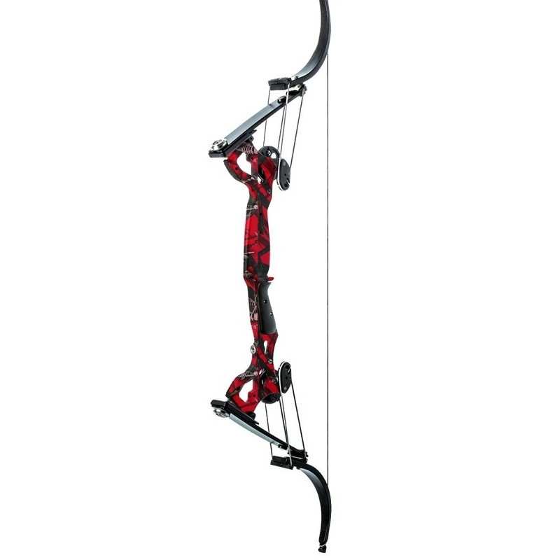 Arco OSPREY 30-50 Lbs Blood Red Dead Fin ONEIDA EAGLE BOWS - ULYSSE ARCHERIE