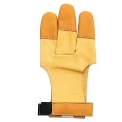ORIGIN leather archery glove Light brown BUCK TRAIL - ULYSSE ARCHERIE
