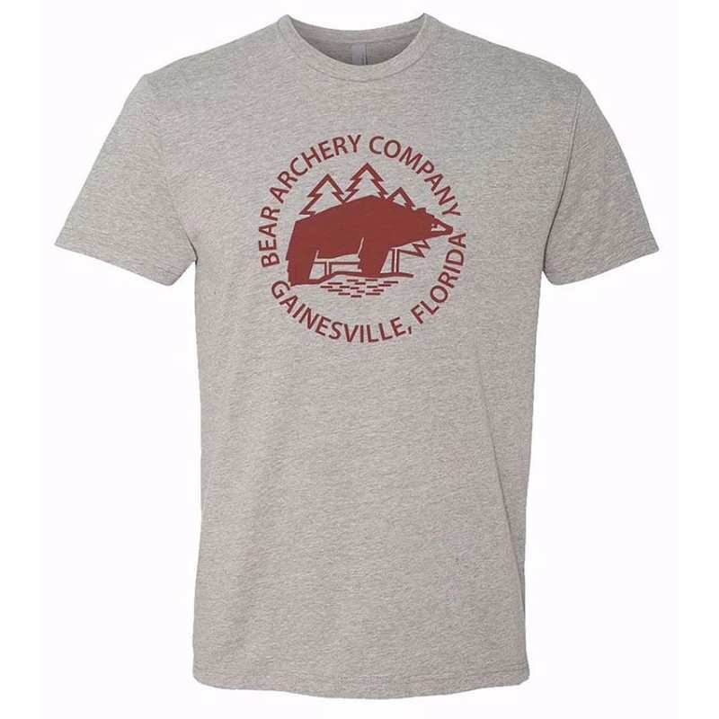 T-SHIRT Traditionelles Logo-TEE Grey BEAR ARCHERY - ULYSSE ARCHERIE