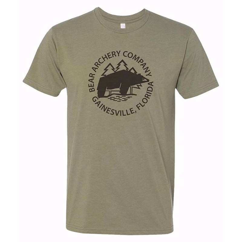 TEE-SHIRT Traditional Logo TEE Vert Olive BEAR ARCHERY - ULYSSE ARCHERIE