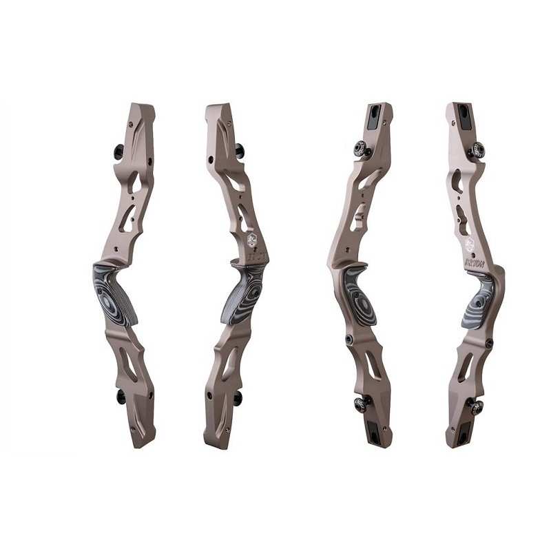 La empuñadura de arco ILF BRYON 21" RH Bronce Mate OAK RIDGE - ULYSSE ARCHERIE