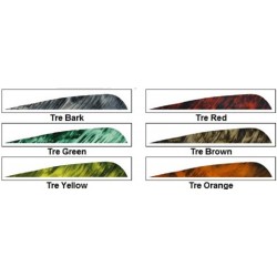parabolische Naturfeder 5" camo LW GATEWAY FEATHERS - ULYSSE ARCHERIE