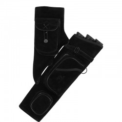 Carcaj lateral de cuero de 3 tubos BEARPAW PRODUCTS - ULYSSE ARCHERIE