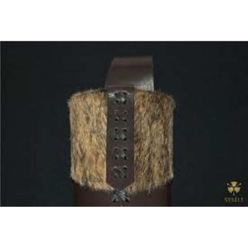 Carquois dorsal traditionnel cuir STRELE ARCHERY - ULYSSE ARCHERIE