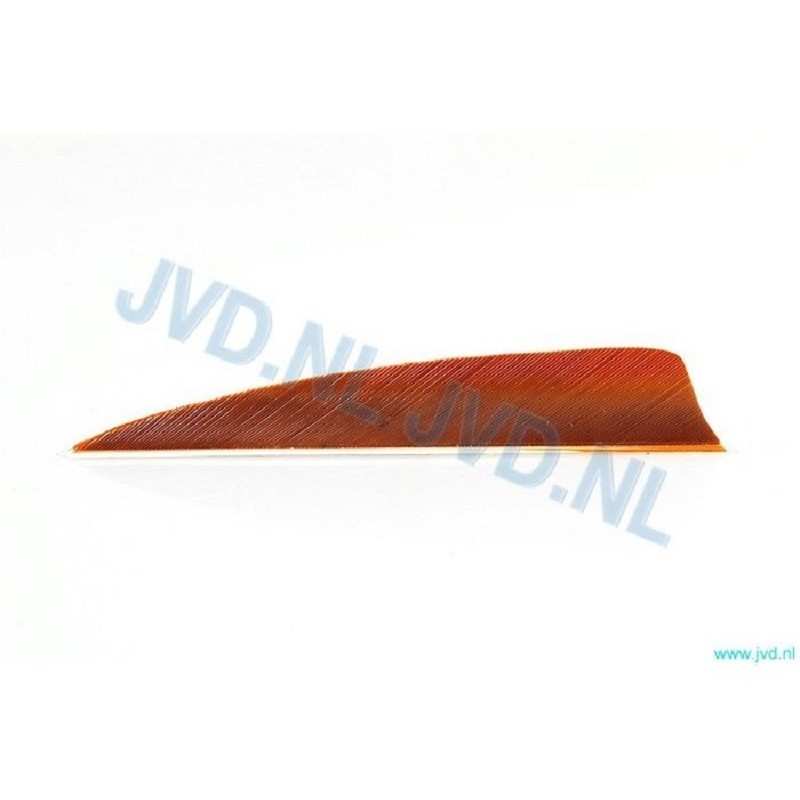 4" Shield Natural Feather Trueflight Feathers - ULYSSE ARCHERIE